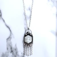 Image 5 of Handmade Sterling Silver White Moonstone Pendant 