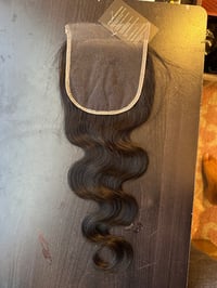 Image 2 of 14 inch 5x5 HD lace body wave closure 