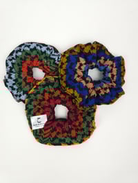 Image 2 of Keffiyeh Scrunchies Black multicoloured