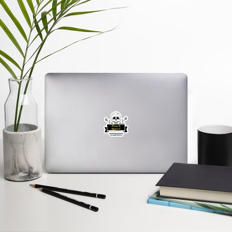 I Love My Skull Bubble-free stickers Image 2