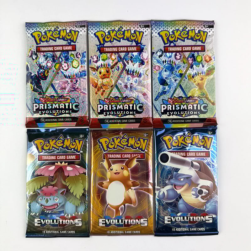 Image of 10/20 Pcs Pokemon Card Prismatic 151 Evolutions English Booster Battle Pokemon Card Game Carte Tradi