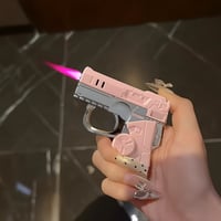 Image 2 of NO LASER Portable Windproof Inflatable Lighter GyroscopeDecompression Jet Flame Deformation