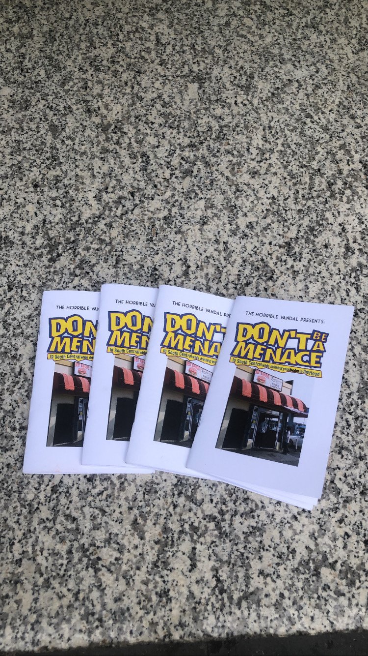 Image of Don’t be a menace zine