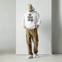 Image 3 of Not Today Satan Unisex Hoodie - Black