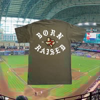 Image 3 of Houston Born Tshirt Olive