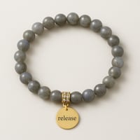 Release” Labradorite Gemstone Bracelet – Emotional Healing, Letting Go & Inner Power 