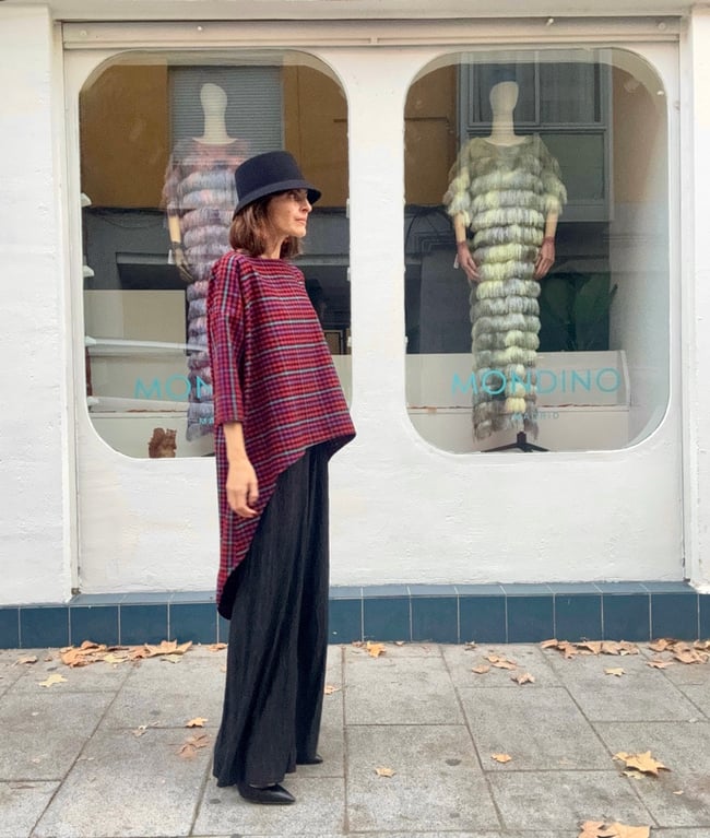 AMAZONA KAFTAN IN MULTICOLOUR CHECK