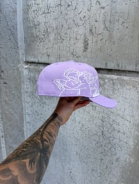 Image 2 of ANGELIC FLAME SOLID LAVENDER HOUSTON ASTROS CUSTOM FITTED CAP