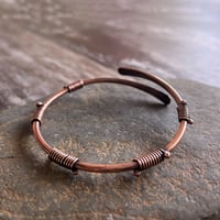 Image 1 of Open Ended Copper Wrap Bangle