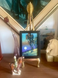 Image 1 of Impressionist Oil Miniature Landscape 