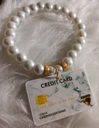Image 2 of Kids White Pearl Bracelet 