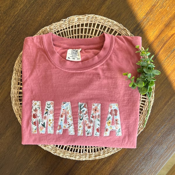 Image of Floral mama t-shirt