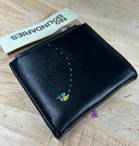 Image 2 of RTS Hand Painted Snap Wallet - Bees