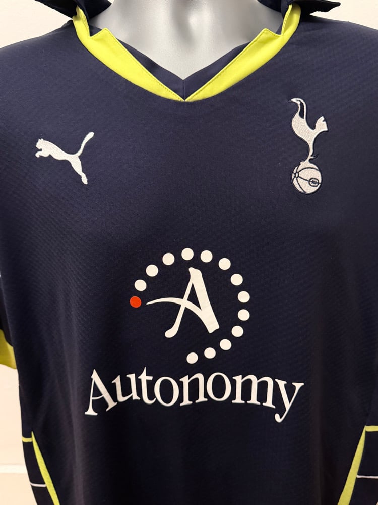 Image of PRE ORDER: Tottenham Hotspur “DEFOE 18” 2010/11 Third Shirt + PL patches (L)