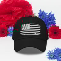 Image 2 of Flag F PTSD 988 Dad hat