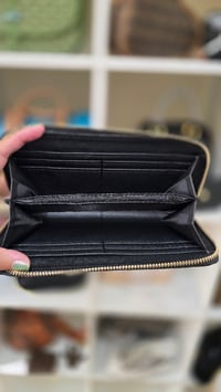 Image 2 of Black Monogram Standard Wallet