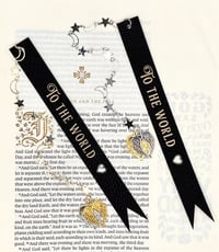 Image 1 of To the World Faux Leather Bookmark