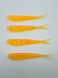 Orange Yellow Smoke Minnow 7 pcs