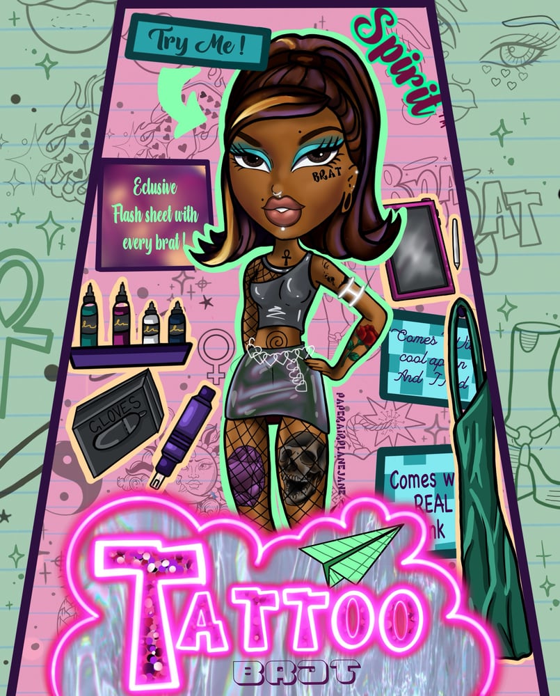 Image of Tattoo brat print