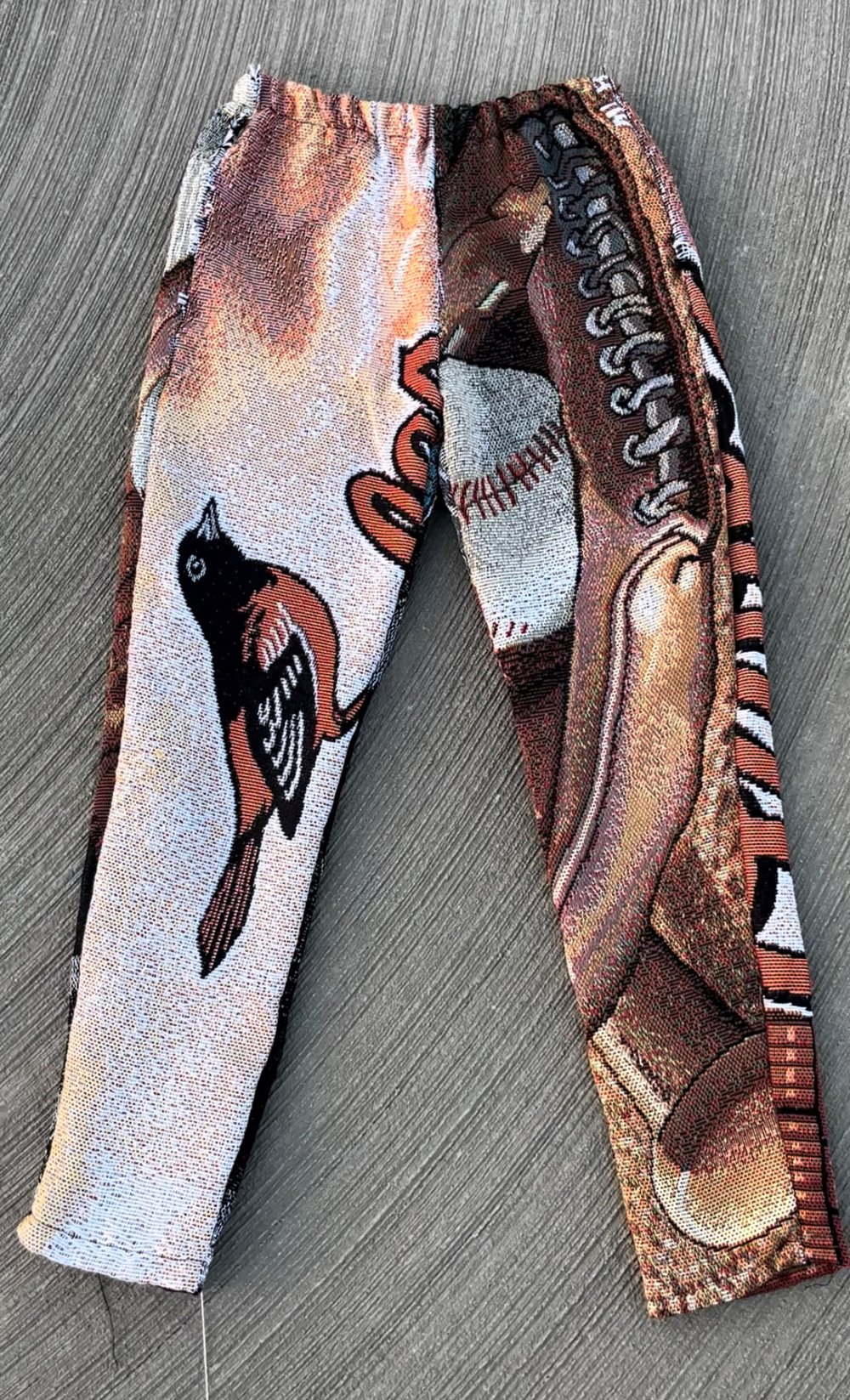 Image of BALTIMORE ORIOLES CUSTOM FITTED WOVEN PANTS