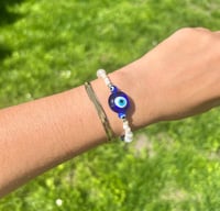 Image of Evil Eye Pearl Bracelets
