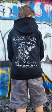 Image 1 of Steamboat Wheelie (kids hoodie)