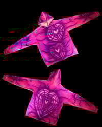 Image 1 of Heart hoodie / Size Large 