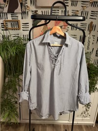 Image 1 of Gap stripe string shirt