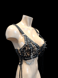 Image 1 of Leopard print bralette 