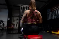 Image 4 of UPerform Elevate Cross Back Bra- Pink 