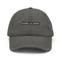 Image 4 of Game is game Distressed Dad Hat