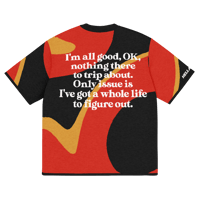 Image 9 of Life - Red/Gold - Knitted Shirt