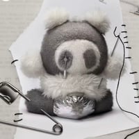 Image 4 of Skullpanda Punk Panda Plush