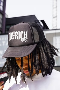Image 3 of Black “TARGET” Trucker Hat