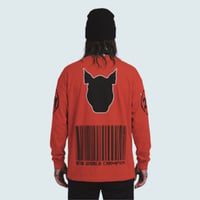 Image 2 of Atticus Cogar's Red "IOWA" Long Sleeve Shirt