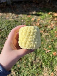 Image 11 of Crochet Marshmallow Stress Ball Plush