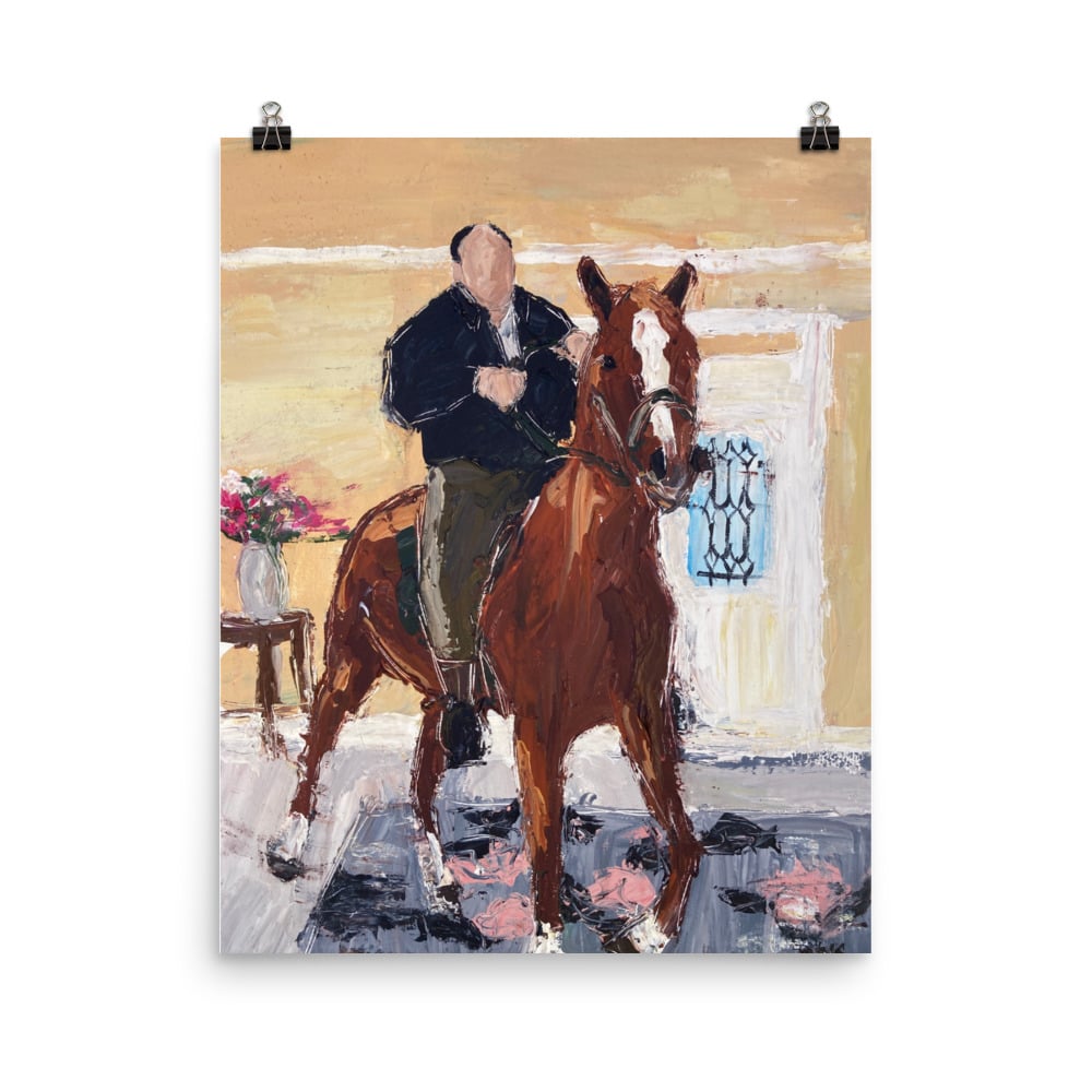 Image of Tony on a pony (prints)