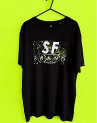 Image 1 of Splatter tee- Black 