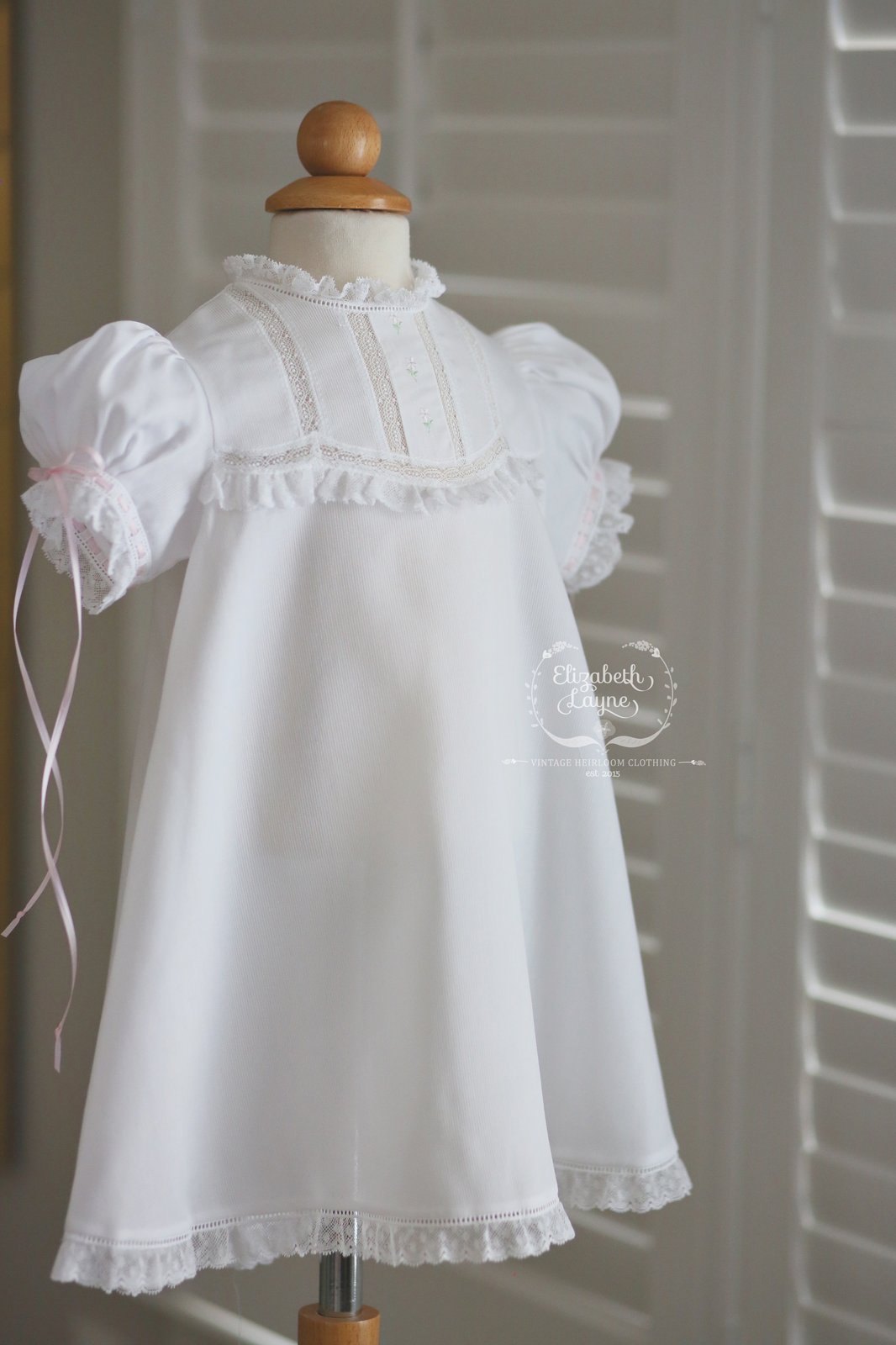 Lulu Scalloped Yoke Dress | Elizabeth Layne Heirloom