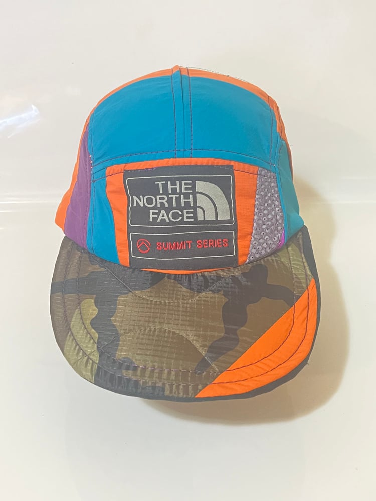 Orange Goretex Camo LongBill Pocket 5-Panel