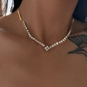 Veronica Tennis Necklace