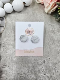 Image 2 of Marble Grey Studs