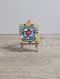 Image 2 of Spe 14 2.5x2.5 Inch Original Painting by Joey Mars