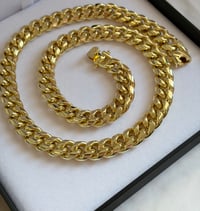 Image 1 of 12mm Cuban Chain Necklace