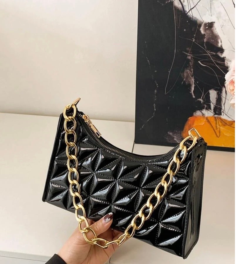 Baguette Quilted Chain Bag