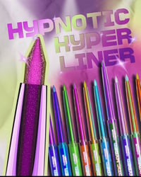 Image 1 of Hypnotic Hyper Chrome Liner W/built in sharpener 