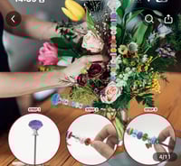 Image 2 of Pixie Wand with one of my Handmade Butterflies 