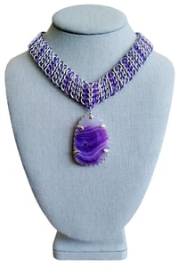 Image 1 of Lilac Dreams GSG + Agate Necklace