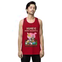 Image 4 of Home is Where the Heart is: Men’s premium tank top