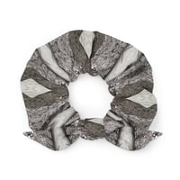 Image 2 of Gazania Tufts Hair Scrunchie - Silver